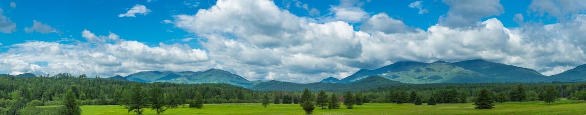 High Peaks area of the Adirondack Mountains Adirondack State Park New York State USA Canvas Art - Panoramic Images (46 x 9)