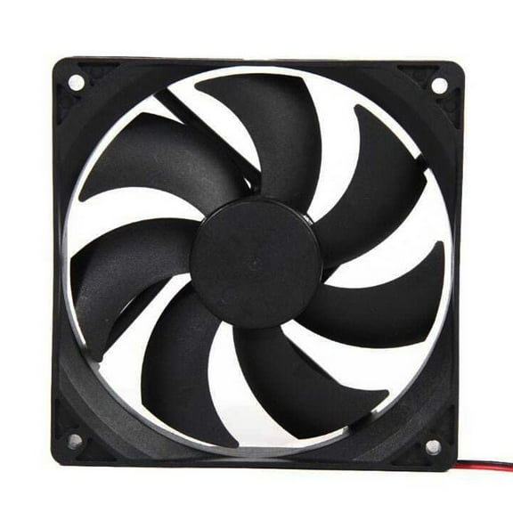 High Performance 120mm Brushless 4Pin PC Fan Pack for Optimal Computer System Airflow and Ventilation with Durable Quiet Operation 2PCS