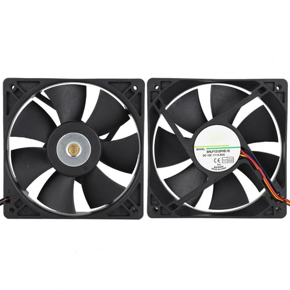 High,Performance 12cm Fan, 110CFM Airflow, Durable Metal Frame For Mining Server Use
