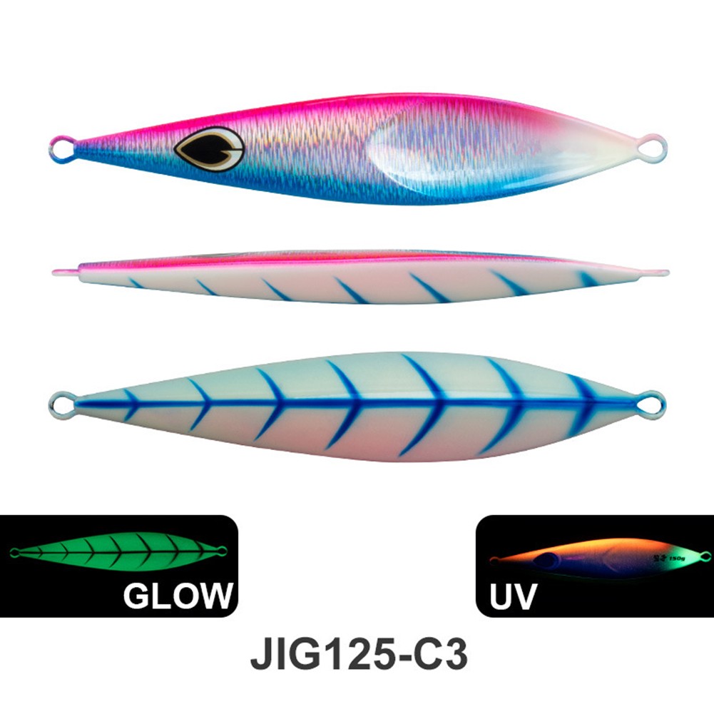 High Performance 150G Slow Pitch Fall Vertical Jig Lure Fishing Buffalo ...