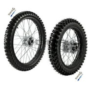 High Performance 19" Front Wheel 70/100-19 & 16" Rear Wheel 90/100-16 Dirt Bike Tire Rim 15mm Bearing for Pit Bike Motocross Motorcycle SSR Taotao Apollo 125cc 140cc 150cc 160cc 200cc 250cc