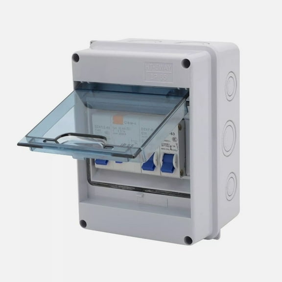 High Performance 2 Way Garage Consumer Unit Enclosure Fuse Box For Safe And