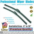 thumbnail image 1 of High Performance 20" + 17" Windshield Wiper Blades OEM Quality J-Hook Bracketless, 1 of 5