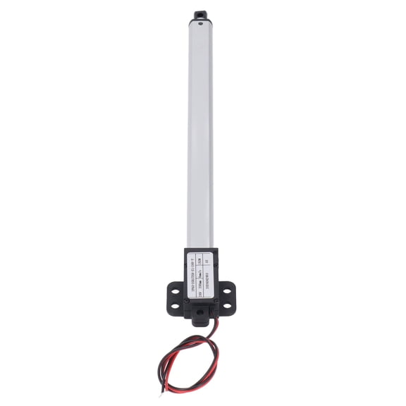 High Performance 24V DC Small Electric Linear Actuator / 7.87 inches (200mm) Stroke 150N Thrust IPX4 Aluminum Linear Motor for Intelligent Ventilation, Medical and Agricultural Lifting
