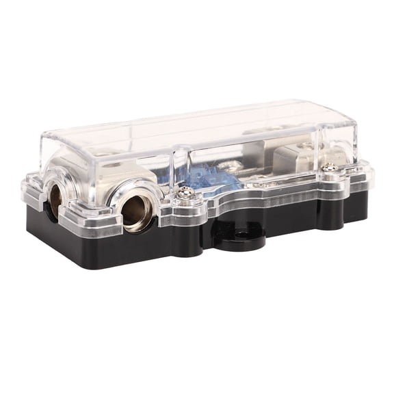 High Performance 3-Way IN 2-Way OUT ANL Fuse Holder Block for DC Circuits of Car Boat Yacht RV / 10 x 6 x 3 inches