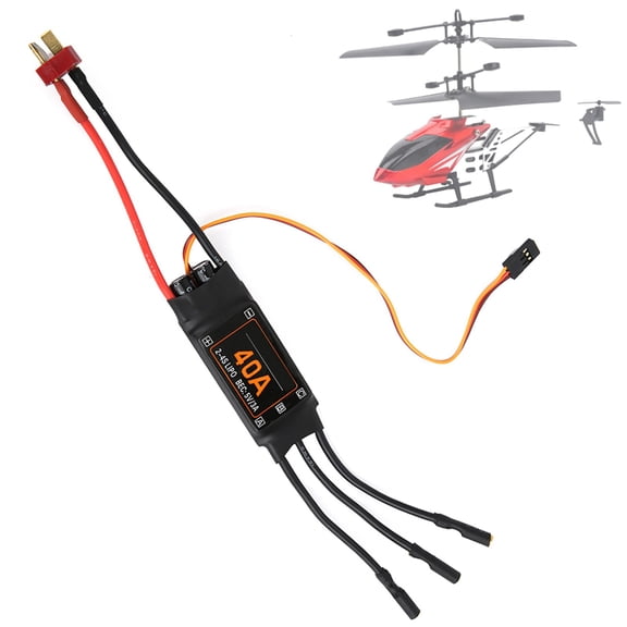 High,Performance 40A ESC For RC Drone, Safe Start, Programmable, Easy To Use
