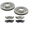 thumbnail image 1 of High-Performance 7 Stud 12.25" Vented Brake Rotor Kit with Ceramic Pads for 1997-2003 for Ford F150 & F250 4WD Only - D3EA Certified, 1 of 5