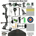 thumbnail image 1 of High-Performance Adjustable Compound Bow Set for Hunting & Target, 1 of 1