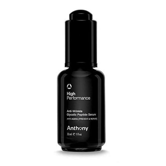 Anthony Anti-Wrinkle Glycolic Peptide Serum, 1 Fl Oz. Contains Glycolic Acid, Peptides, Biotin, Pullulan, and Algae Extract, Anti-Aging Lifting, Tightening, Repairing, and Hydrating To Your Skin