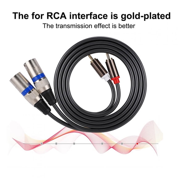 High,Performance Audio Adapter, XLR To <span Style="background:red"></span>, 1.5M Length, Gold Plated, Reliable Signal Transfer For Pro Audio