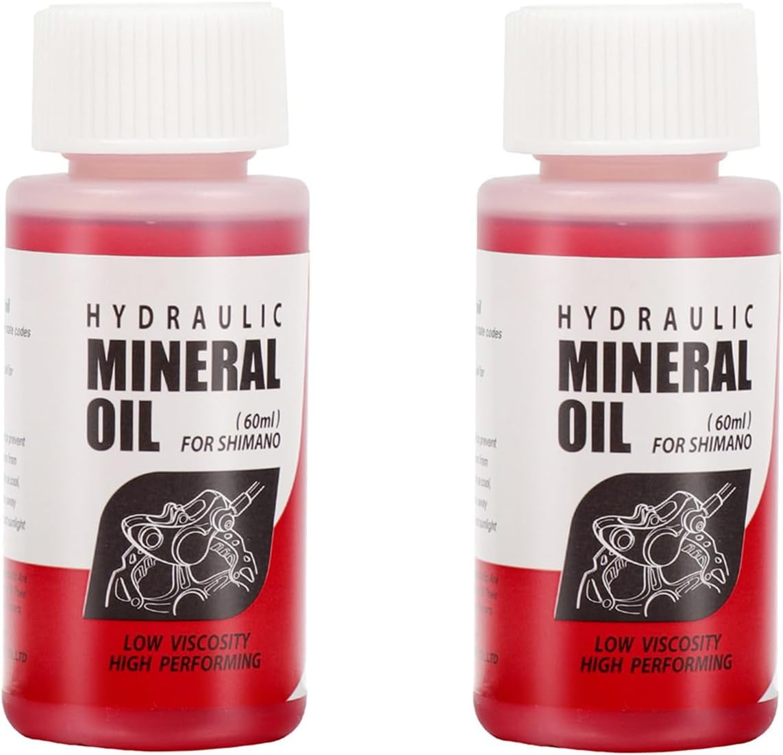 High Performance Bike Brake Mineral Oil - Ideal for Shimano and Tektro Hydraulic Brake Systems, Brake Fluid for MTB/Road Bicycle Hydraulic Disc Brakes