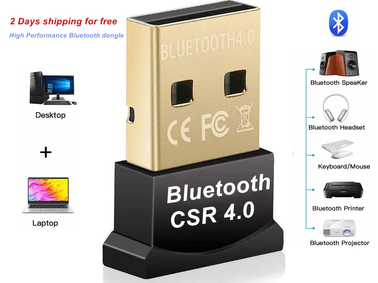RECEPTOR BLUETOOTH USB DONGLE BT-02 – Electro Capital