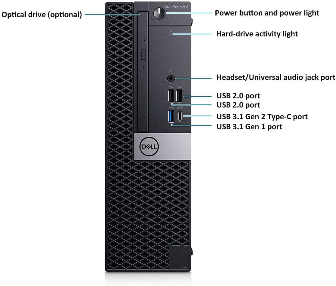 High Performance Business Desktop - OptiPlex 7070 SFF with Intel 