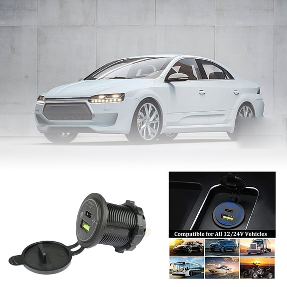 Car Interior Accessories USB Charging Station for Easy Installation and Modern Design Enhancing Driving Experience with Charging and Advanced Features
