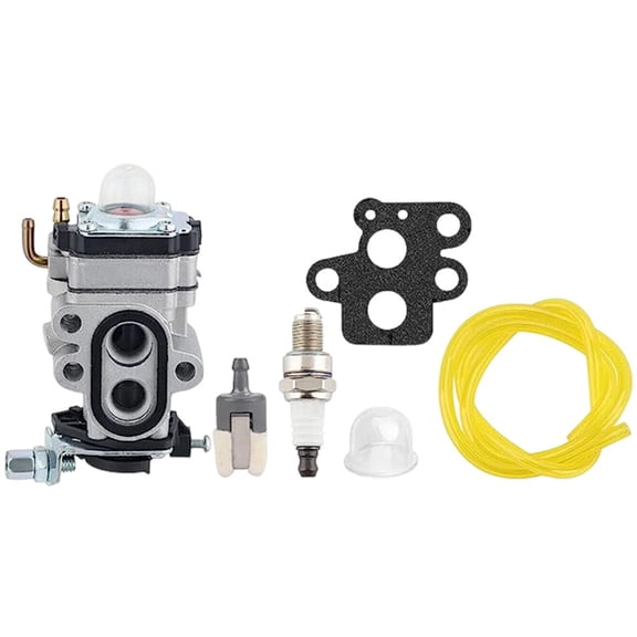 High-Performance Carburetor Kit For T195S F195S String Trimmers, Metal Engine Motor Replacement Part With Gaskets For Outdoor Garden Yard Power Equipment , gray