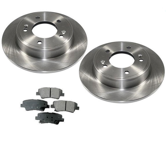 High-Performance Ceramic Pads and Rotors for 2014-2016 for Kia for Soul - 151405, for Fit Left/Right Rear, Premium Replacements