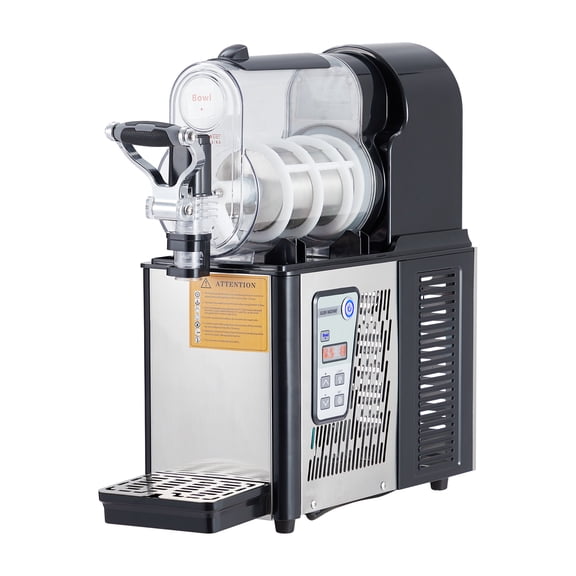 High-Performance Commercial Slushy Machine - 2 x 4L Stainless Steel Frozen Drink & Margarita Maker - Automatic Cleaning, Ideal for Home, Cafes, Bars, Restaurants, White
