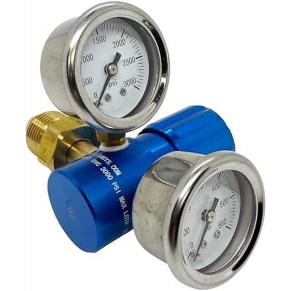 High Performance Compact Aluminum Argon Regulator 0-400PSI, High Flow Capacity of 45CFM$$Plumbing & HVAC