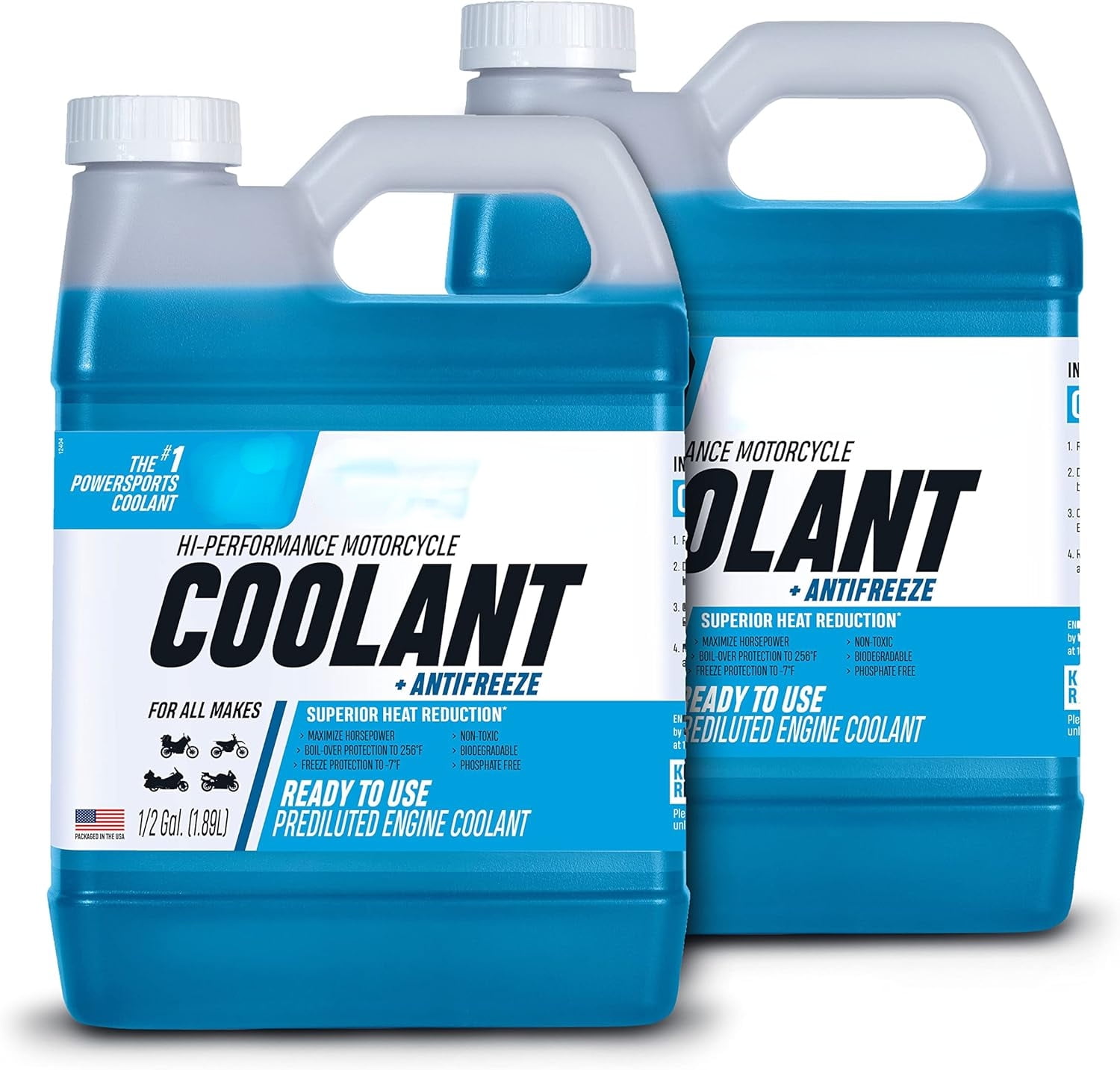 High Performance Coolant, 0.5 Gallon, 2 Pack