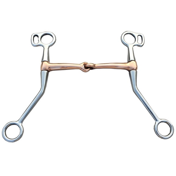 High Performance Copper Mouth Snaffle Bit with Stainless Steel Full Cheek for Horses