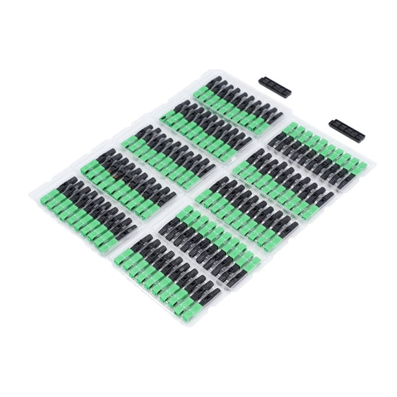 High Performance Fiber Optic Cable Quick Connector SC UPC Square Head Preembedded ABS Optical Convertor Adapter for Telecom - 5.9 inches / 15 cm - 100 Pieces