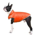 thumbnail image 1 of High-Performance Foul Weather Jacket - Dog Harness Vest Combination with Waterproof Fabric Keeps Your Pet Warm and Dry - Orange,L, 1 of 6