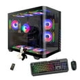 thumbnail image 1 of High Performance Gaming PC i7 E5 Xeon 12 Cores 32GB RAM 400GB NVME SSD+4TB HDD RTX 5060,Windows 11, WiFi 6 BT 5.4, ARGB Fan x9, Gaming Computer Tower for Gamer,Streaming, 1 of 8