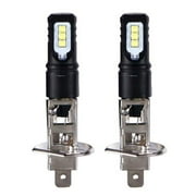 High-Performance H1 LED Headlight Bulbs, 6000K Cool White, 12V 55W, Super Bright Conversion Kit for Enhanced Visibility