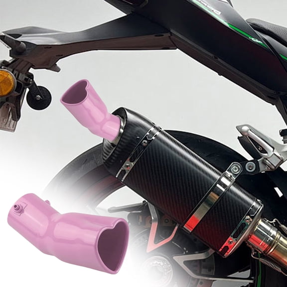 High-Performance Heart-Shaped Automotive Exhaust Pipe - Durable Stainless Steel Upgrade for Enhanced Horsepower & Easy DIY Installation - Universal Fit for Sedan, SUV, Sports Car