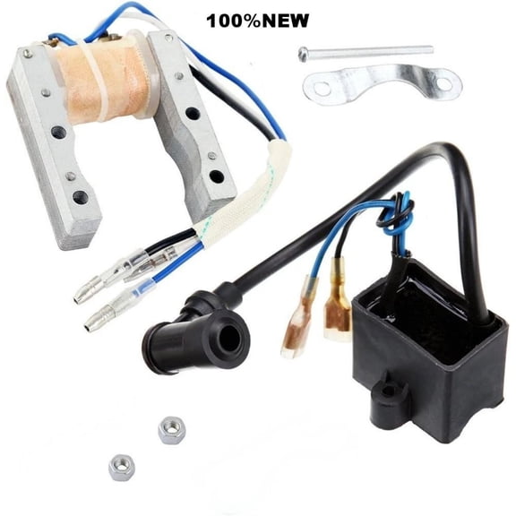 High Performance Ignition Coil + Magneto Coil for 49cc-100cc 2-Stroke Engine