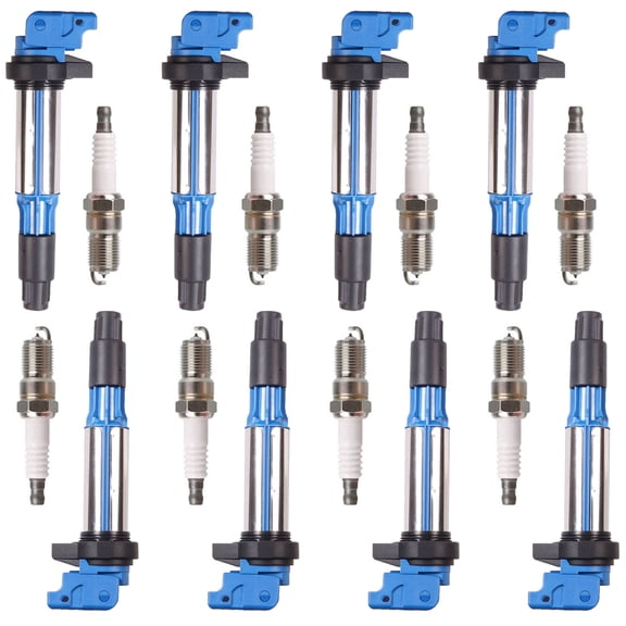 High Performance Ignition Coil and Platinum Spark Plug Compatible with BMW 325i X3 X5 Z4 UF522