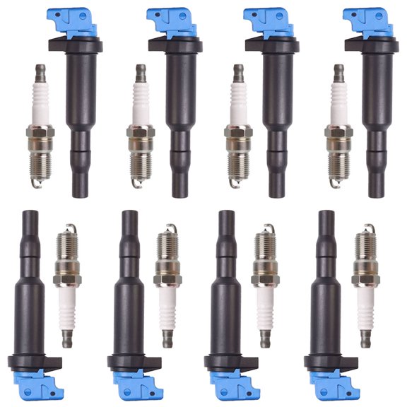 High Performance Ignition Coil and Platinum Spark Plug Compatible with BMW X3 X5 X6 335i UF592