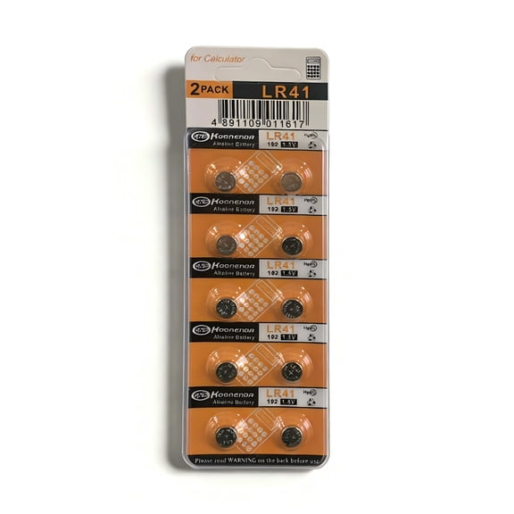 High Performance LR41 Button Cell Batteries for Precision Electronic Devices and Timekeeping Instruments