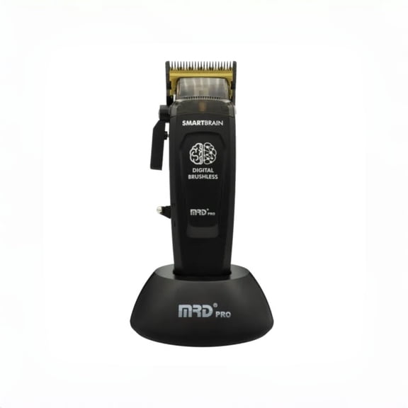 High-Performance Men's Hair Clipper – Smart Brain’s Full Metal, Adjustable Height, Long-Lasting Lithium Battery Clippers