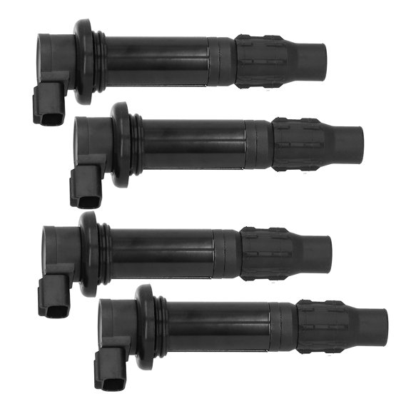 High Performance Motorcycle Ignition Coil F6T568 Replacement Kit Fit for R6 RJ15 2009 Engine 4 Pieces Pack Black / 4 Packs