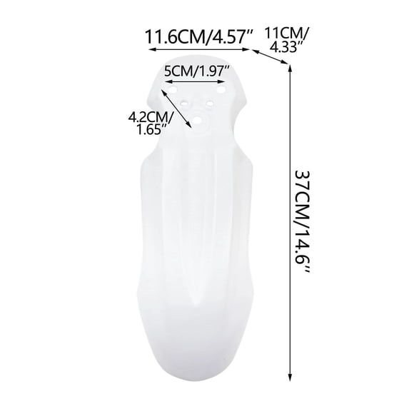 High-Performance Mudguard, Front Fenders for Off-Road Motorcycles, Enhanced Flexibility for Jumps and Crashes, Ideal for CRF50 and 50cc Pit Bikes, Perfect for Riding Enthusiasts