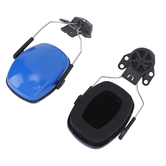 High-Performance Noise-Cancelling Ear Muffs for woodworking, Safety Hearing Protection in Blue