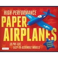 thumbnail image 1 of High-Performance Paper Airplanes Kit : 10 Pre-cut, Easy-to-Assemble Models: Kit with Pop-Out Cards, Paper Airplanes Book, & Catapult Launcher: Great for Kids and Parents! (Kit), 1 of 2