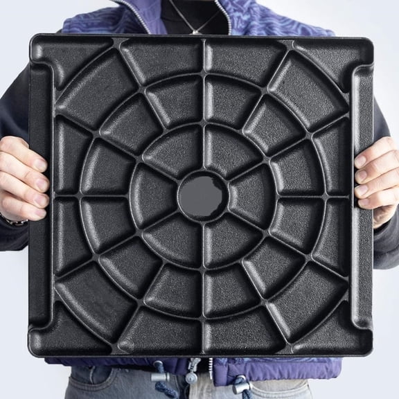 High Performance Pizza Baking Stone | Integrated Backstop & Handles | Heating Fins