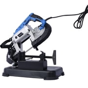 High-Performance Portable Band Saw with Removable Steel Base, 45 -90  Cutting, 10A 1100W Motor, 5-inch Depth Cut,