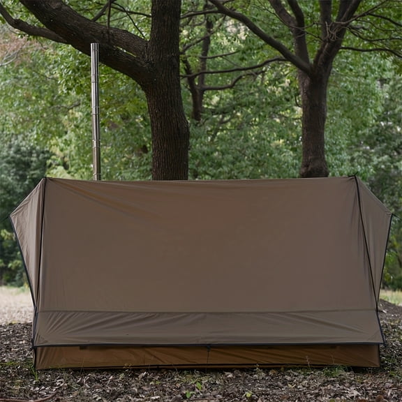 High-Performance Portable Winter Camping Tent with Integrated Stove Jack, Flame-Retardant Hot Tent Shelter for Cold Weather Backpacking and All-Season Outdoor Expeditions