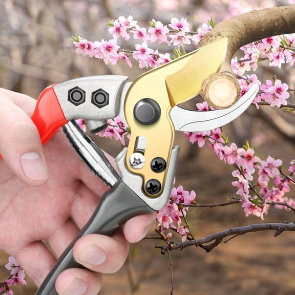 High-Performance Pruning Scissors for Gardening Ideal for Cutting Thick Branches and Flowers with Labor-Saving Design