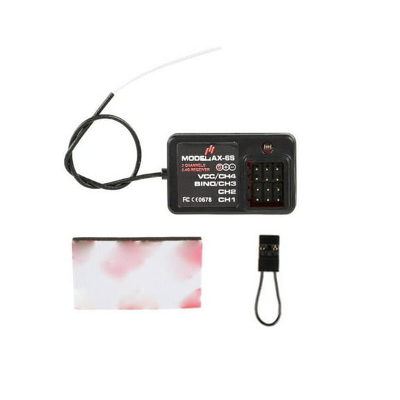 High-Performance RC Receiver 2.4GHz, 160 Bands, 30x12x20mm, Boosts Signal for RC Cars and Boats