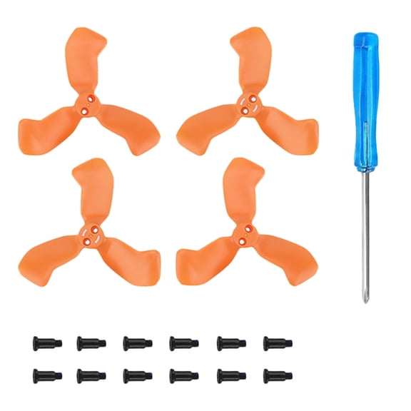 High-Performance Replacement Propellers 4-Piece Set Lightweight Quiet Flight Durable Flexible Spare Parts for Enhanced Aerial Maneuverability
