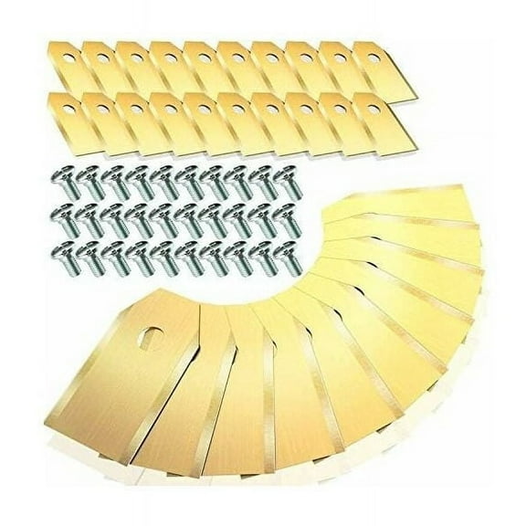 High Performance Robotic Lawn Mower Blade Kit, Replacement Blades Stainless Steel for Gardena Flymo Easy Installation LongLife