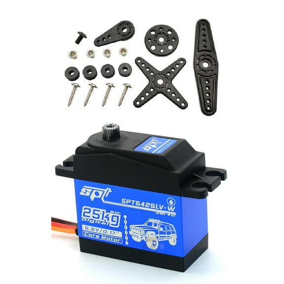 High Performance SPT5425LV-W 25KG 90 Digital Servo 90-120 Remote Control Angle for RC Robot and Car