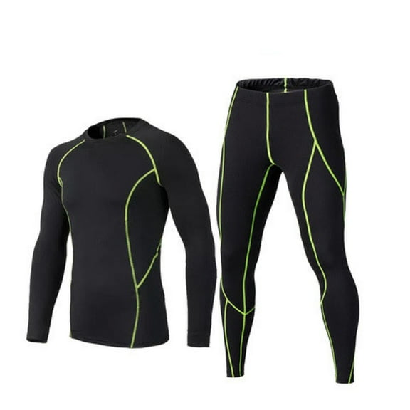 High-Performance Ski & Winter Base Layer, Black, Medium Men's Thermal Underwear