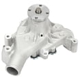 thumbnail image 1 of High-Performance Small Block Chevy Aluminum Water Pump - Long Style - T6 Aluminum - Curved Vane Impeller - Leak Proof - 3/4" Bearing - Street Use - SBC V8 Fits select: 1988-1999 CHEVROLET GMT-400, 1 of 9