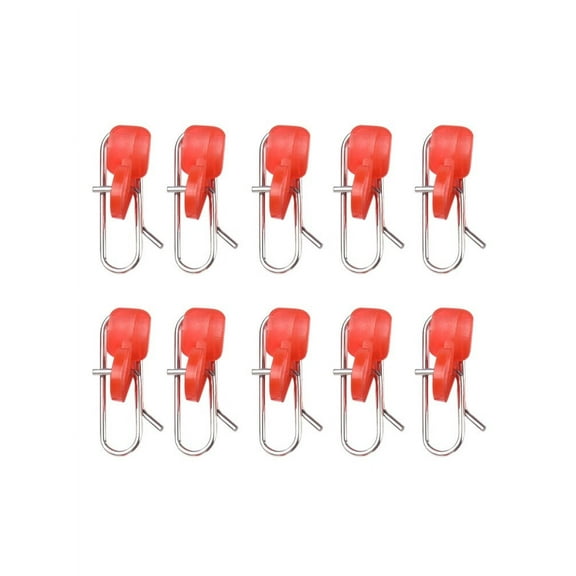 High Performance Stainless Steel Sea Fishing Bait Release Clip (10Pcs)