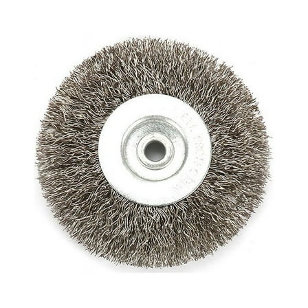High Performance Stainless Steel Wire Wheel Brush 3 Inch Diameter Suitable For Bench Grinder Use With A 6Mm Arbor